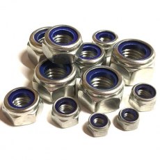 A4 Marine Grade Stainless Steel Nyloc Nuts A4 Marine Grade Stainless Steel Nyloc Nuts