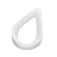 Thimble for Ø24mm Rope, Nylon PA, White Thimble for Ø24mm Rope, Nylon PA, White