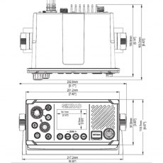B&G V60 VHF Marine Radio with Built-In DSC and AIS-RX B&G V60 VHF Marine Radio with Built-In DSC and AIS-RX