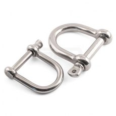 D Shackle - Wide Stainless Steel A4 D Shackle - Wide Stainless Steel A4
