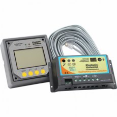 Photonic Universe 10A dual battery solar charge controller with a remote LCD meter Photonic Universe 10A dual battery solar charge controller with a remote LCD meter
