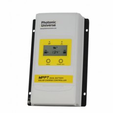 Photonic Universe High efficiency 10A dual battery MPPT solar charge controller with LCD display for Photonic Universe High efficiency 10A dual battery MPPT solar charge controller with LCD display for
