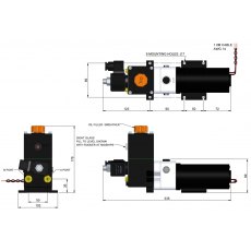 Hy-Pro Drive PR+ RU REVERSING ELECTRO-HYDRAULIC POWER UNIT  WITH RESERVOIR AND SOLENOID UNLOADER Hy-Pro Drive PR+ RU REVERSING ELECTRO-HYDRAULIC POWER UNIT  WITH RESERVOIR AND SOLENOID UNLOADER