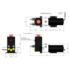 Hy-Pro Drive PR+ RRV REVERSING MARINE HYDRAULIC PUMP WITH RESERVOIR AND RELIEF VALVES Hy-Pro Drive PR+ RRV REVERSING MARINE HYDRAULIC PUMP WITH RESERVOIR AND RELIEF VALVES