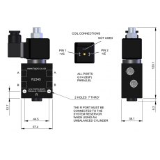 Hy-Pro Drive MARINE AUTOPILOT SECONDARY STEERING CYLINDER UNLOADER VALVE Hy-Pro Drive MARINE AUTOPILOT SECONDARY STEERING CYLINDER UNLOADER VALVE