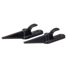 RWO Cleat 8mm Halyard Black 90mm Long (x2) RWO Cleat 8mm Halyard Black 90mm Long (x2)