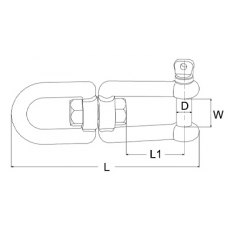 Eye and Jaw Swivels - 316 / A4 Stainless Steel Eye and Jaw Swivels - 316 / A4 Stainless Steel