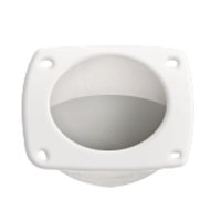 Finger Flush Pull, Ø44mm, 57x57mm, Plastic, Finger Flush Pull, Ø44mm, 57x57mm, Plastic,