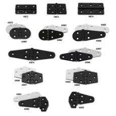 Hinges - Polyamide (Various, Black/White) Hinges - Polyamide (Various, Black/White)