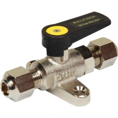 Compression Ball Valve Foot Mount 5/16" x 5/16" Compression Ball Valve Foot Mount 5/16" x 5/16"