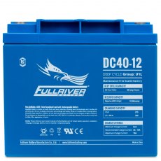 Fullriver Battery DC Series Battery 12V 40Ah (DC40-12) Fullriver Battery DC Series Battery 12V 40Ah (DC40-12)