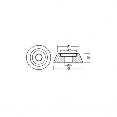 Tecnoseal Lewmar 589150 for 140TT Bow Thruster Zinc Anode - 01080 Tecnoseal Lewmar 589150 for 140TT Bow Thruster Zinc Anode - 01080