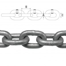 Pre-Cut Chain in a Bag 6mm, 8mm, 10mm Din 766 Pre-Cut Chain in a Bag 6mm, 8mm, 10mm Din 766