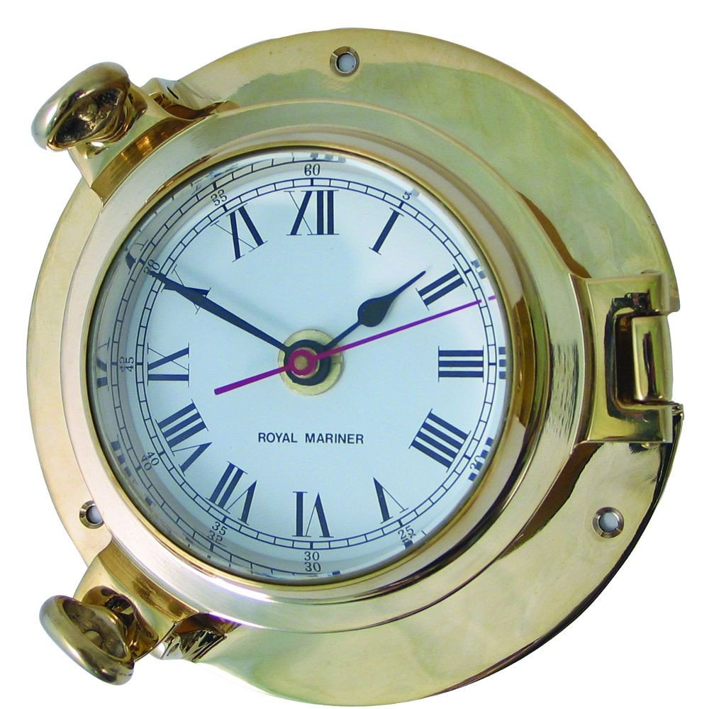 Nautical Brass Porthole Style Thermometers