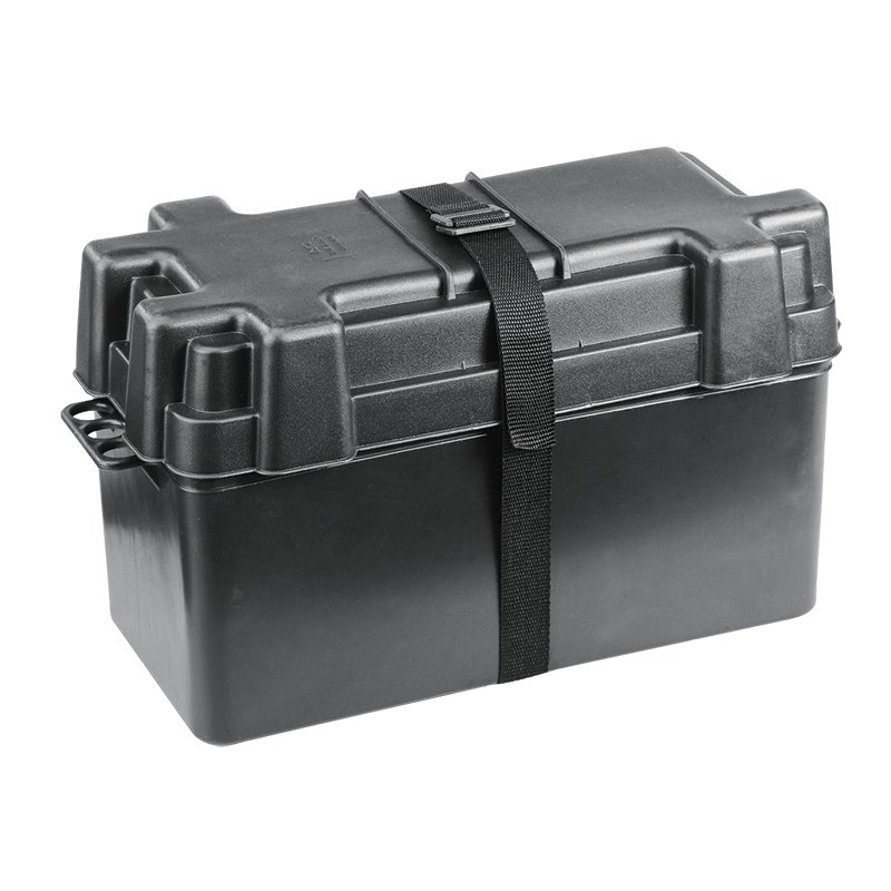 Nuova Rade Marine Battery Box Black upto 120A/h 470x225x255mm - TCS ...