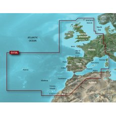 Garmin BlueChart G3 Vision Large  Area - VEU722L Europe Atlantic Coast