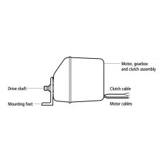 Raymarine Type 2 12 Volt Autopilot Rotary Drive, Up to 20,000kg Displacement