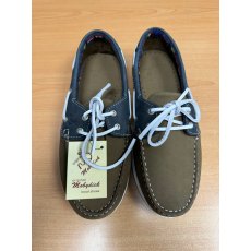 Mobydick Windward Kaki/Navi deck shoes (unisex)