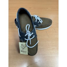 Mobydick Windward Kaki/Navi deck shoes (unisex)