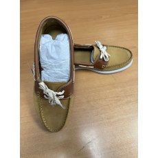 Mobydick Windward Camel/Cognac deck shoes (unisex)