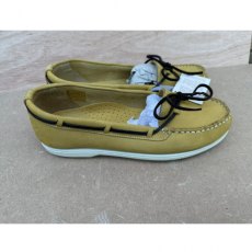 Mobydick Cannes Womans deck shoes Sunflower Yellow