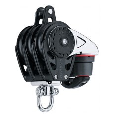 Harken 57mm Triple Carbo Block w/Cam Cleat and Becket