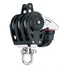 Harken 40mm Triple Carbo Block w/Cam Cleat and Becket