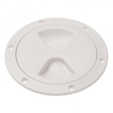 Barton Marine Round Screw Inspection Covers - White