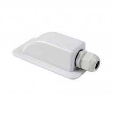 Solar Technology Waterproof Single Entry Gland - White