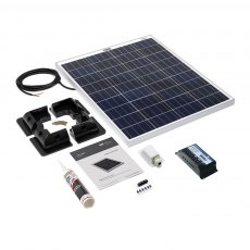 Solar Technology 80W Rigid Solar Panel ABS Mounts & 15A MPPT