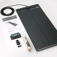 Solar Technology 60W ETFE Flexi Solar Panel Glue & 10A PWM