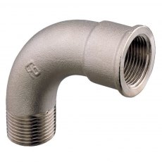 Guidi Nickel Plated 45 deg. Elbow M-F 3/8 in