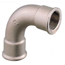 Guidi Nickel Plated 45 deg. Elbow F-F 1 in 1/4