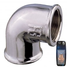 Guidi Chrome Plated 45 deg. Elbow F-F 3/8 in