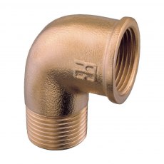 Guidi Brass 45 deg. Elbow M-F 1/8 in