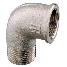 Guidi Nickel Plated 45 deg. Elbow M-F 1/8 in