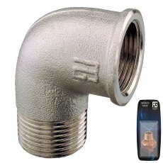 Guidi Nickel Plated Elbow 45 deg.M/F 3/8In