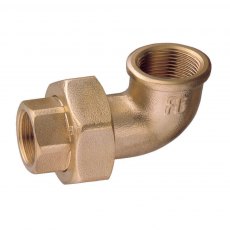 Guidi Brass 45 deg. Union F-F Tapered Seat 3/8 in