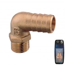 Guidi Brass 45 deg. Hose Connector M 1 in 1/4