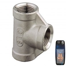 Guidi Stainless Steel Equal T2 F-F-F 1/8 in