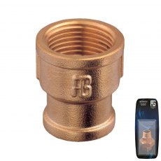 Guidi Brass Reducing Socket F-F 1/2 in x 3/8 in