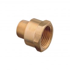 Guidi Brass Reducing Nipple F-M 1 in 1/4 x 3/4 in