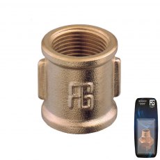 Guidi Brass Equal Socket F 3/8 in