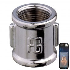 Guidi Chrome Plated Equal Socket F 3/8 in