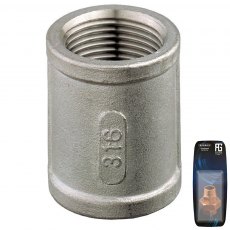 Guidi Stainless Steel Equal Socket F 1/8 in