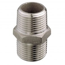 Guidi Stainless Steel Nipple M-M 1/8 in