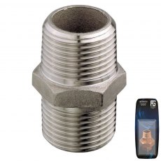 Guidi Stainless Steel Nipple M-M 1/8 in