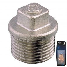 Guidi Nickel Plated Plug M 1/4 in