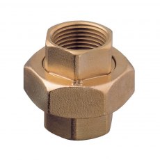 Guidi Brass Union F-F Tapered Seat 1/8 in