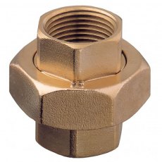 Guidi Brass Union F-F Tappered Seat & O-Ring 1/2 in